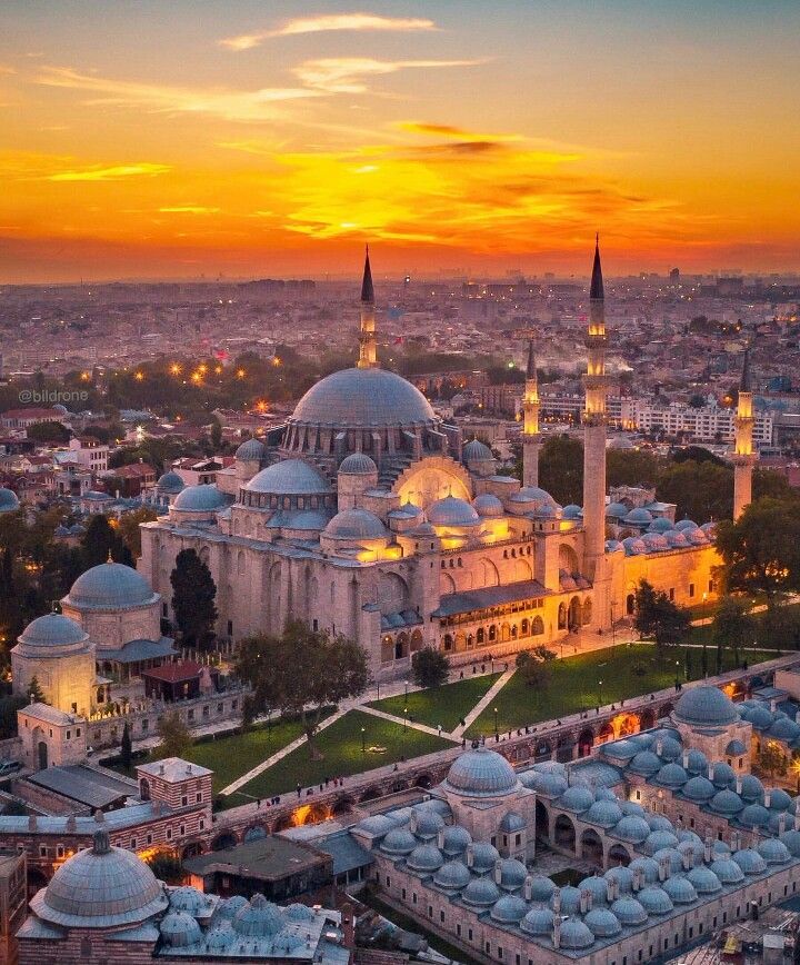 مسجد السليمانية في اسطنبول (اجمل اجمل اطلالة على البوسفور)